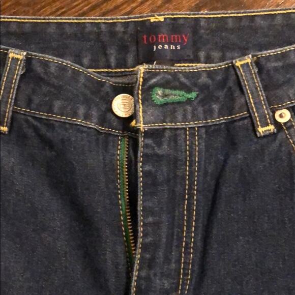 Vintage Tommy Hilfiger Jeans - Dark Wash Size 9 - Bell - Picture 3 of 8